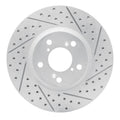 R1 06-14 Honda Ridgeline Front Right Drilled & Slotted Geoperformance Rotor