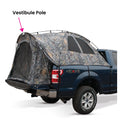 BACKROADZ CAMO TRUCK TENT: COMPACT REGULAR BOX 6FT TO 6.3FT BED