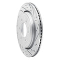 R1 15-17 Ford F-150 4WD Rear Right Drilled & Slotted Geoperformance Rotor