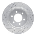 R1 15-17 Ford F-150 4WD Rear Right Drilled & Slotted Geoperformance Rotor