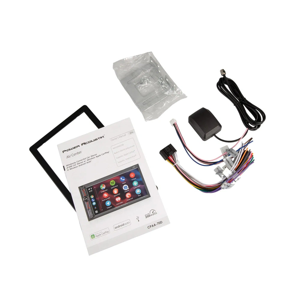 Power Acoustik blue auto part