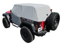 Grey Waterproof Cab Cover with Door Flaps for 2007-2018 Jeep Wrangler JK 2-Door, Grey Rampage