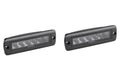UNIVERSAL BLACKOUT SERIES LIGHTS PAIR OF SIXLINE LED SPOT LIGHT KIT FLUSH MOUNT