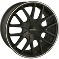 ~(27 lbs. 18X18X8)~ TR60 (3260) MATTE BLACK/MACHINED RING 16X7 5-112/5-120 42MM 72.62MM
