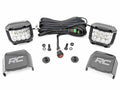 LED Light Kit | Ditch Mount |  2" Chrome Pair | Wide | Ford Bronco 4WD (21-26)