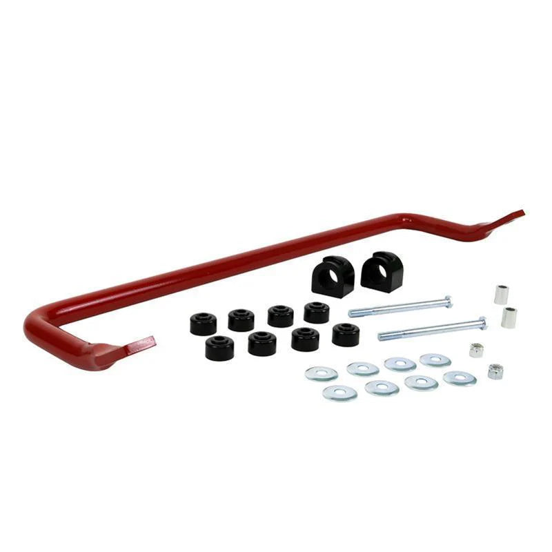 Sway bar - 26mm X heavy duty 1 Sway Bar 10 Bushings 2 Tubes 2 Bolts 8 Washers 2 Nuts Grease