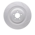 DFC 08-09 Jaguar XKR Left Front GeoSPEC Coated Rotor - Slotted