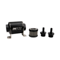 DeatschWerks DWFFR-X 70mm Billet Fuel Filter Regulator - 10 Micron with 5/16in Fittings