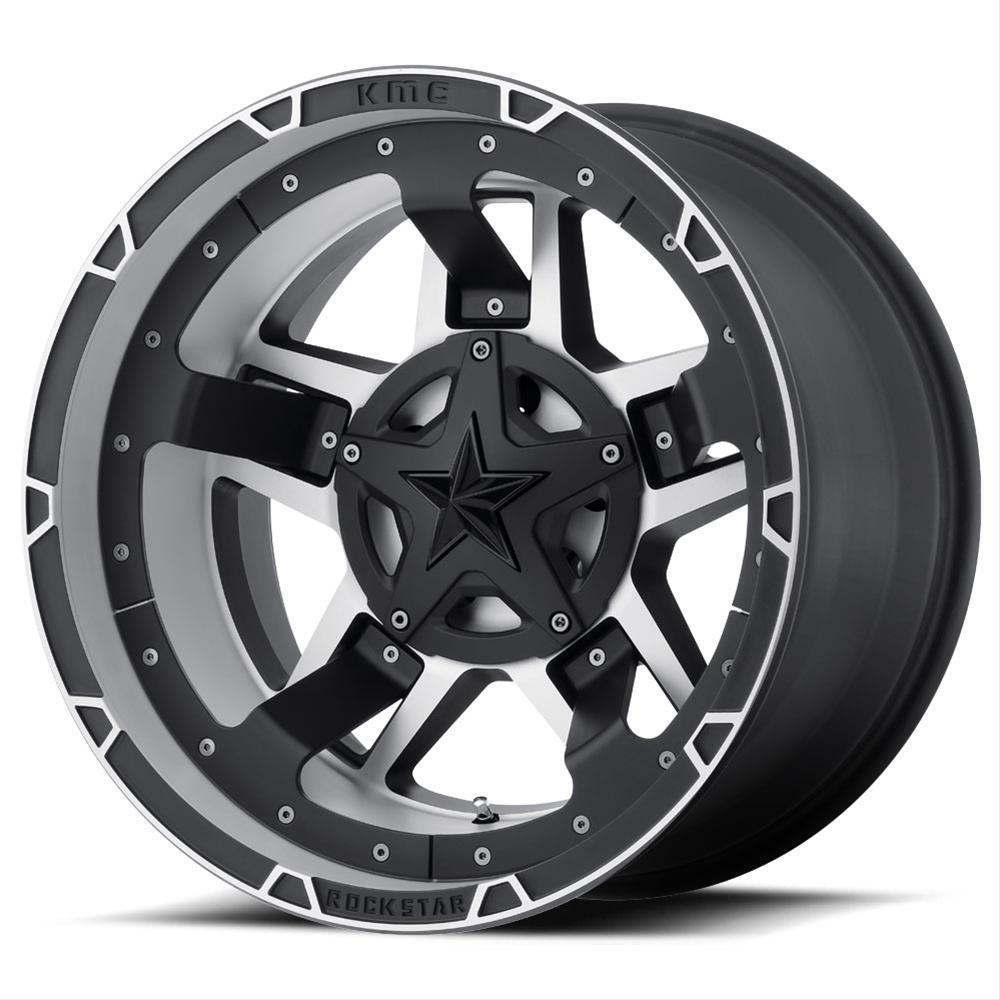 XD827 22X10 8X180 M-BLK MACH -18MM