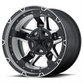 XD827 22X10 8X180 M-BLK MACH -18MM