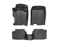 WeatherTech 08-11 Honda Accord Front and Rear Floorliners - Black