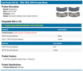 BRAKE PAD SET