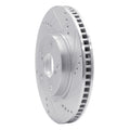 DFC 03-11 Cadillac BLS (Mexico) Front Right Drilled & Slotted Silver Brake Rotor