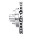 DFC 91-03 Chevrolet S10 Blazer Front Left Drilled & Slotted Silver Brake Rotor