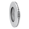 DFC 06-12 Mercedes-Benz R350 Front Left Drilled & Slotted Silver Brake Rotor