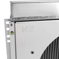 V8 651G RIDE SIDE LOWER OUTLET 20 INCH 3 ROW RADIATOR