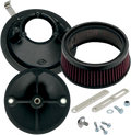 S&S Cycle 2008+ BT w/ S&S 66mm Throttle Body Stealth Air Cleaner Kit w/o Cover