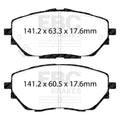EBC 2017+ Toyota C-HR 2.0L Yellowstuff Front Brake Pads