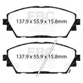 EBC 2019+ Mazda 3 (BP) 2.5L Yellowstuff Front Brake Pads