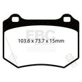 EBC 18+ WRX STI Yellowstuff Rear Brake Pads