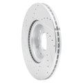 DFC 06-07 Mazda 6 Front Right Drilled & Slotted Silver Brake Rotor