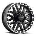 Raceline 953BM Krank 14x6in / 5x114.3 BP / 0mm Offset / 3.19mm Bore - Black & Machined Wheel