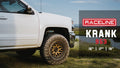 Raceline 953BM Krank 14x6in / 5x114.3 BP / 0mm Offset / 3.19mm Bore - Black & Machined Wheel