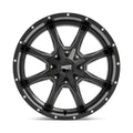 MO970 17X9 8X170 SG-BLK-MILL -12MM