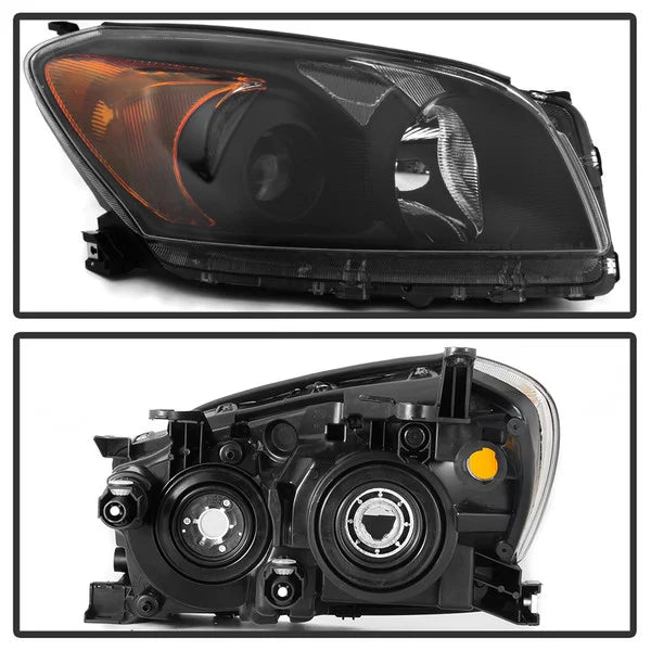 xTune 09-12 Toyota RAV4 OEM Style Headlights - Black (HD-JH-TRAV409-AM-BK)