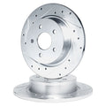 R1 Concepts Brake Rotor- D/S - Silver Fits Hyundai Veloster