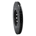 R1 97-06 Audi A6 (USA/Canada) Front Left Drilled & Slotted Black Brake Rotor