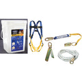 ROOFING BUCKET 50FT BASIC PASSTHRU BUCKLE HARNESS WHITE