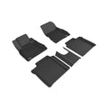 3D MAXpider 2014-2019 Nissan Versa Note Kagu 1st & 2nd Row Floormats - Black