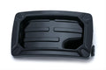 Kuryakyn Nova Curved Horizontal Mount Side License Plate Holder Gloss Black