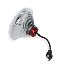Headlight LED 5.75in Round Modern White