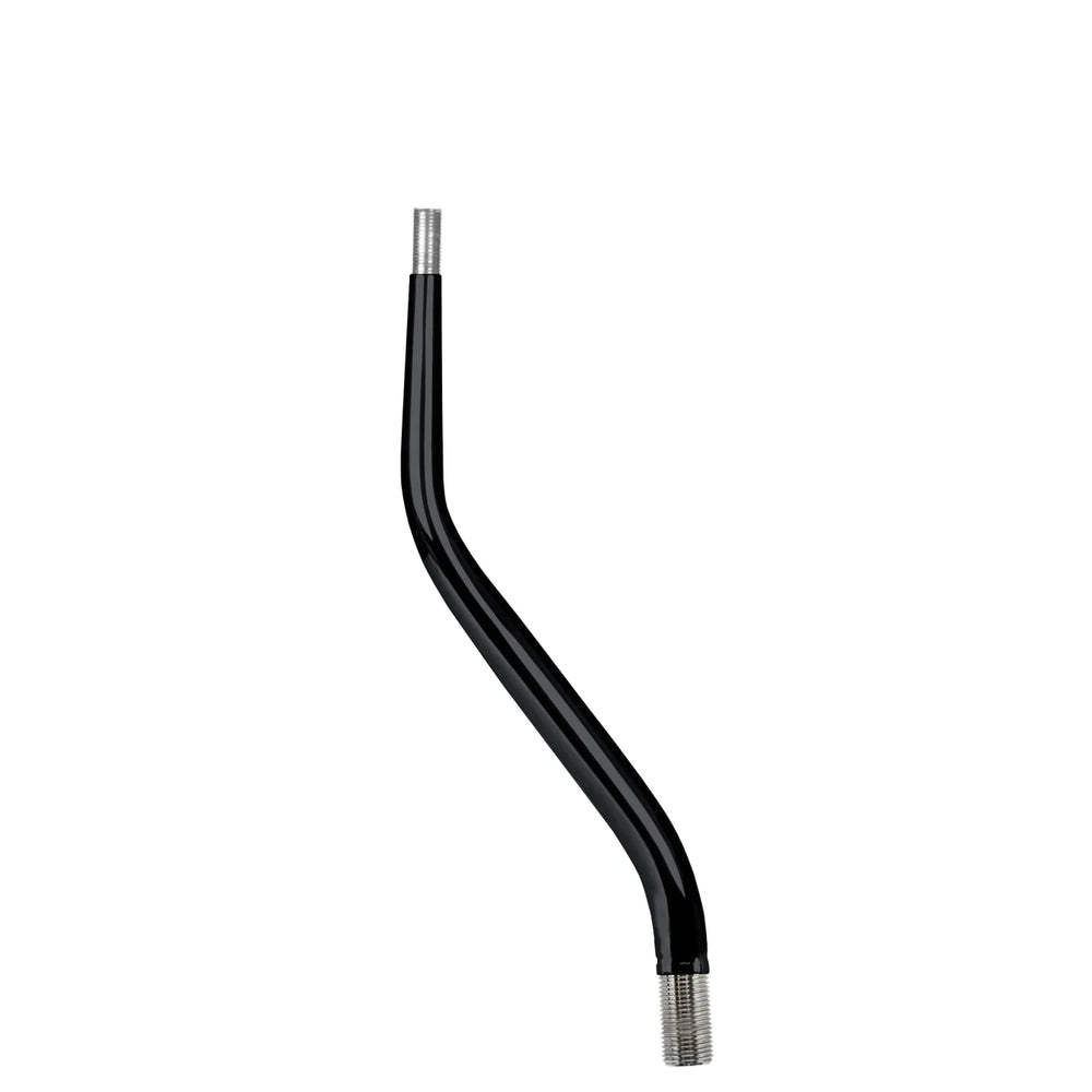 12IN DOUBLE BEND BLACK REPLACEMENT LEVER KIT WITH THREADED END