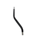 12IN DOUBLE BEND BLACK REPLACEMENT LEVER KIT WITH THREADED END