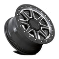 Wheel Pros Black Rhino Hard Alloys - UTV WEBB UTV 14X7 4X136 51 106 G-BLK MCH 1470WEB514136F06