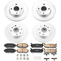 Power Stop 90-93 Mazda Miata Front & Rear Z17 Evolution Geomet Coated Brake Kit