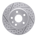 DFC 11-16 Buick Regal Front Left Drilled & Slotted Geoperformance Rotor