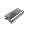 Stainless Bros 17in Overall Length 3in Oval SS304 Matte Finish Muffler 3in Center In/Center Out