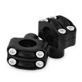 Burly Brand Reaper Riser Clamp 1-1/2in Tall for 1in Bar, One Piece - Chrome