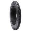 R1 04-09 Cadillac SRX Rear Right Drilled & Slotted Black Brake Rotor