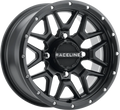 Aluminum Wheels 14x7 Krank Simulated Beadlock UTV A94R Red 10 Offset 4 on 156 Bolt Pattern Raceline