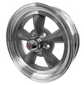 AMERICAN RACING VINTAGE VN105D 15X4.5 5X4.5 GRAY MACH-LP -15MM - VN1055465