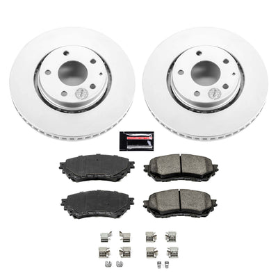 Power Stop 2021 Mazda 6 Front Z17 Evolution Coated Brake Kit