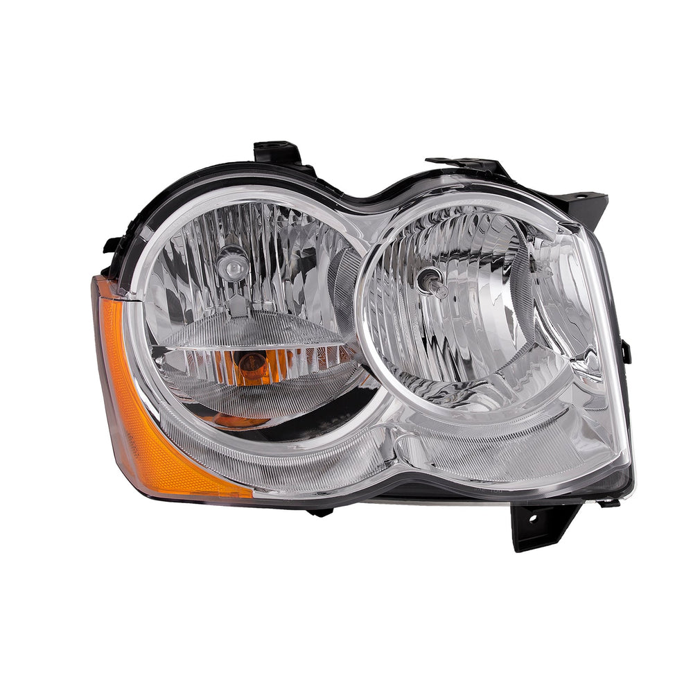 RH HEADLAMP LENS/HOUSING; GRAND CHEROKEE; HALOGEN; GRAND CHEROKEE 0910