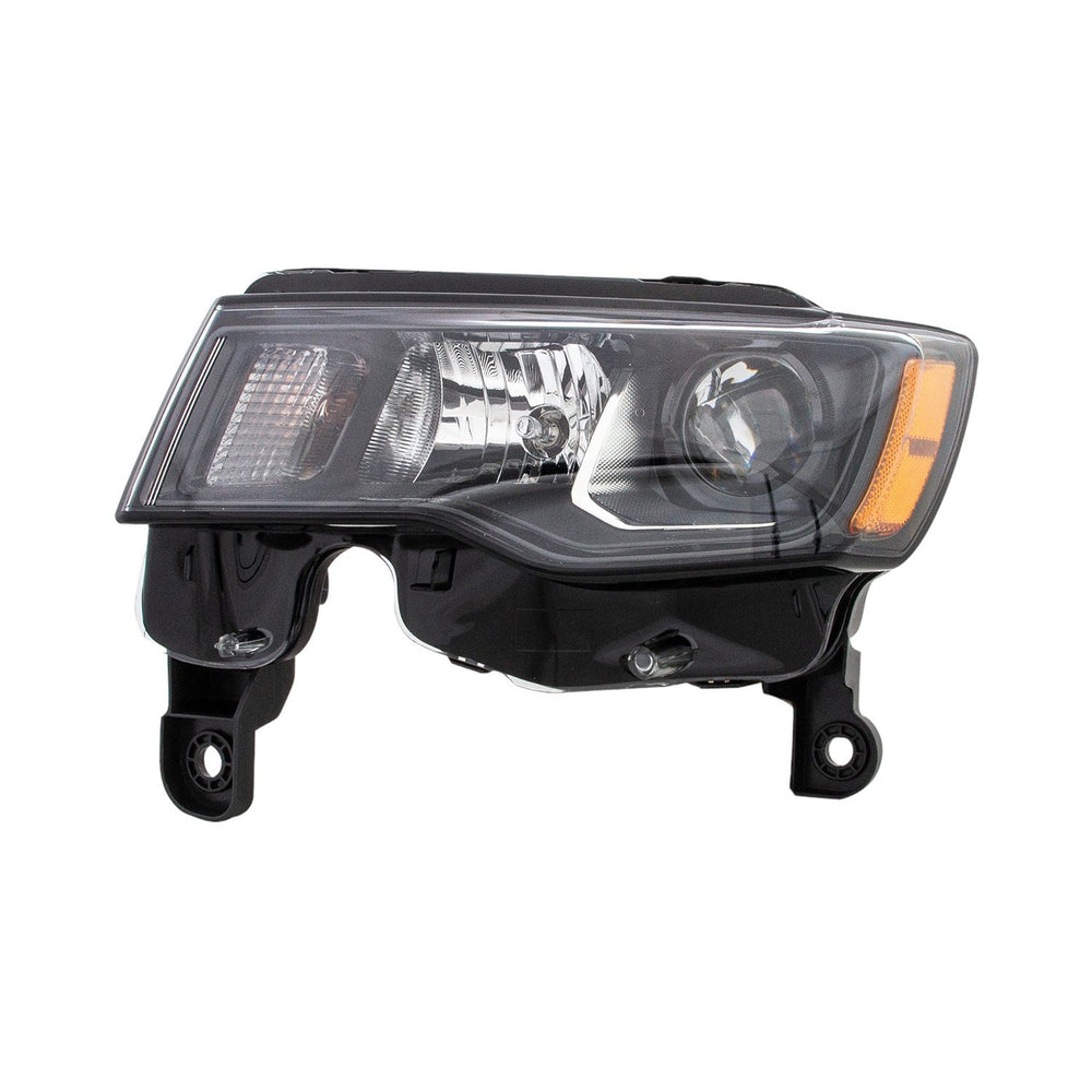 LH HEADLIGHT ASSY;HALOGEN JEEP GRAND CHEROKEE 17C