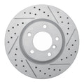 R1 95-02 BMW M3 Left Front Drilled & Slotted Geoperformance Rotor