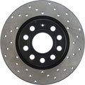 StopTech 06-11 Audi A3 / 06-09 VW GTI Mk V / 05-10 Jetta (Exc Wagon) Drilled Left Rear Rotor
